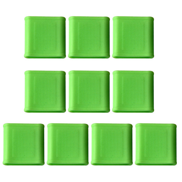 Finger Sleeves Silikon Finger Tubes for Basketball Tennis og Alle Sports Green
