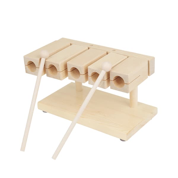 Musiikki-instrumentit Puinen Muyu Clapper 5 Sävy Xylophone Lyömäsoitin