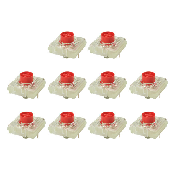 10 kpl matalaprofiilinen RGB Red Switch Cherry MX LP Ohennetta avainkytkimille Tee-se-itse kytkimen varsi pelimekaaniselle näppäimistölle