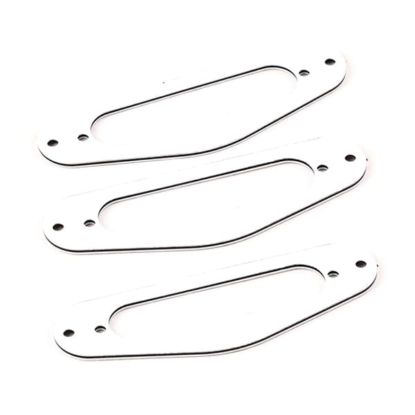 3 st T-Style Single Coil Halsmikrofon Surround Ring Vit Pärlemor