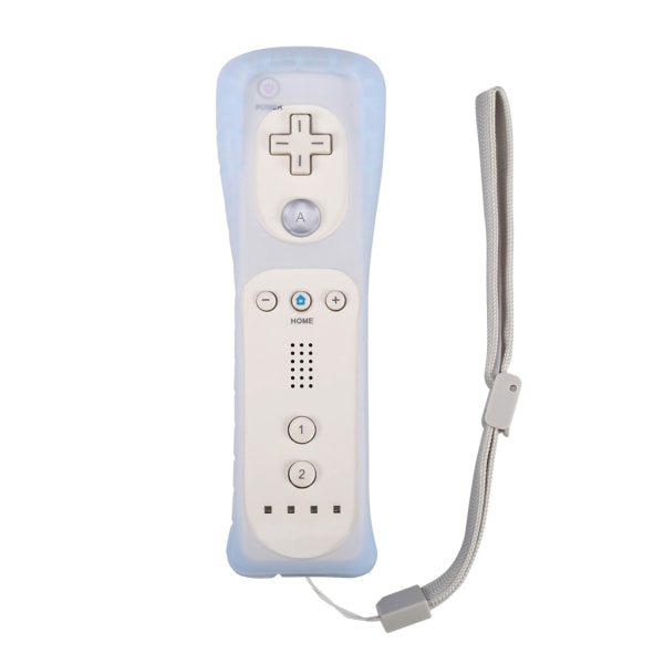 Langaton kaukosäädinohjain Wii-kaukosäätimelle Joystick Joypad Silicone case ilman Motion Plusia