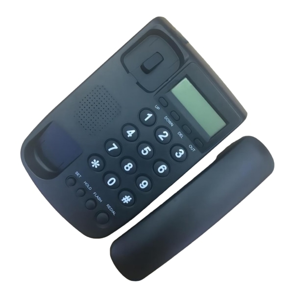Hemma Fast telefon Fast telefon Bordstelefon med nummerpresentation med sladd White