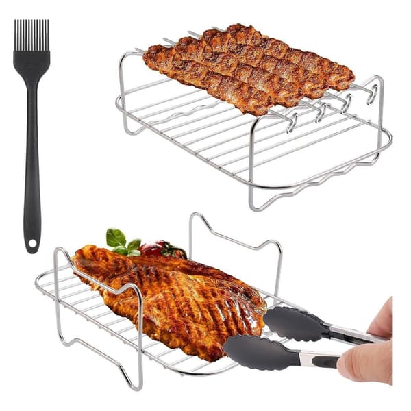 Rektangulär silikonform för fritös, bakre insats för fritös