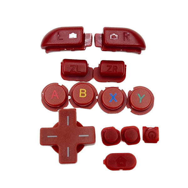 Fullt set plastknappar för nya 3DSXL 3DSLL D Pad ABXYLR ZL ZR Home On Of Power -knappar Reparation Byte Hållbar