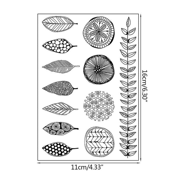 Transparent Klar Silikone Stempel/Segl til DIY Scrapbooking Kortfremstilling