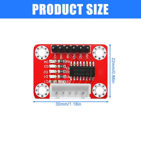Stepper Motor og Driver Board Sæt ULN2003 Kompatibel til Enheder