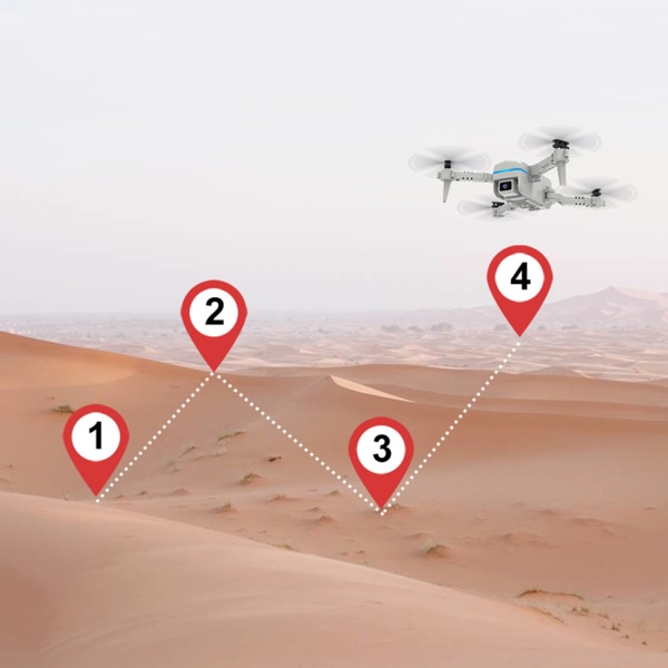 RC Drone Photograp UAV Profesional H6 med 4K-kamera fast höjd fällbar obemannad flygfordon Quadcopter 4 kanaler null - 2