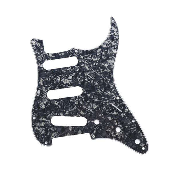 Gitar Scratch Plate Pick Guards for US/Mexico Made Modern Style Gitardeler Black