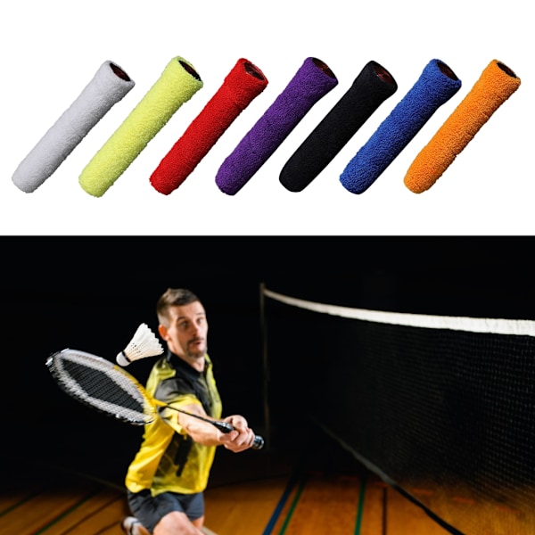 Badmintonracket grepptejp, absorberande handduk halkfri grepptejp Yellow