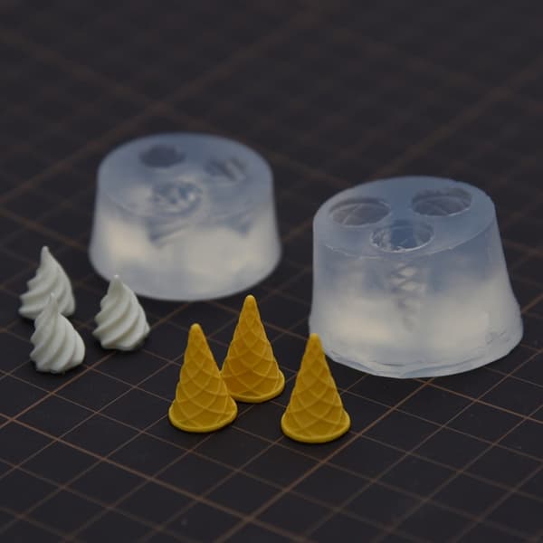 Silikone Miniature Dessert Formningsværktøj Silikoneforme til Børns Kunstprojekt