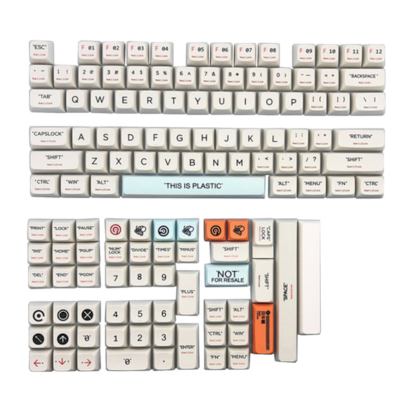 Custom Keycap PBT Dye Sublimation XDA Profile 61/64/68/78/84/87/96 Layout 126Key