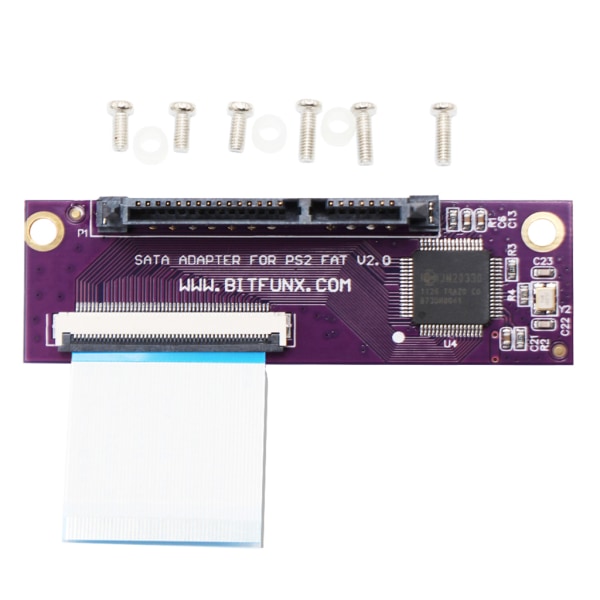SATA-adapteroppgraderingskort for PS2 IDE Originalt nettverksadaptertilbehør Modul Raskere lastehastighet for spillkonsoll