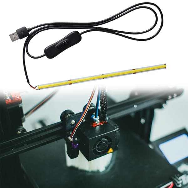 Fleksible USB LED lysstrips til Kobra3 LED lysstrips 3D-printbehov