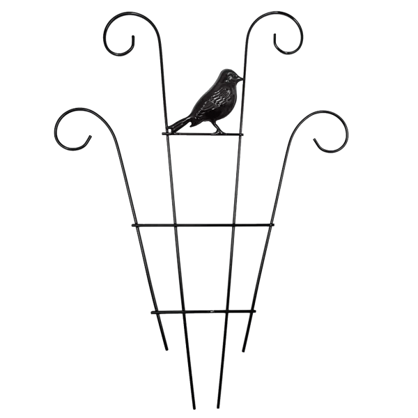 Metall espalier Slitesterk Anti-korrosjon Hage Bakgård Patio Balkong Blomsterholder