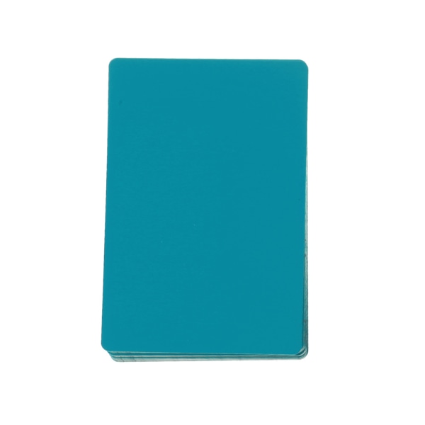 Multicolor blank sublimering metall navnekort gravering tags Marker imponerende visittkort for bedriftsbesøk for Office 50PC