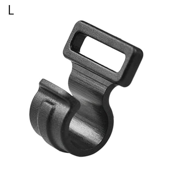 10 st klämmor set fälla klämmor tält snäpp hängare camping klämma klämmor tält krokar Black 11*20*6mm