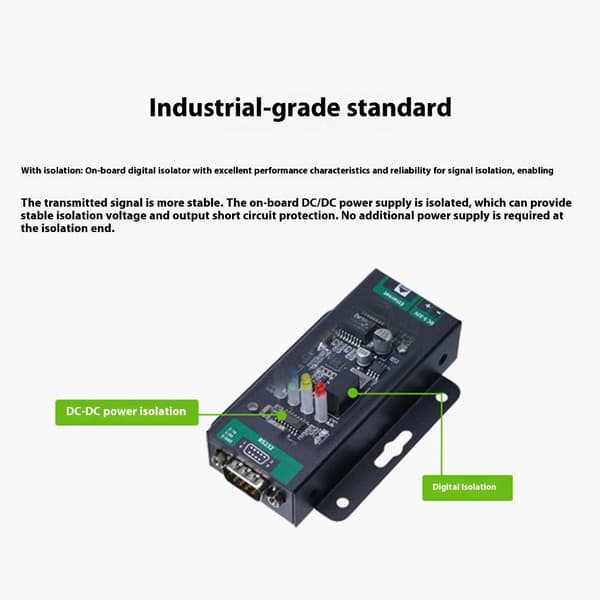 RS485 - RJ45 Ethernet -moduuli sarjatuelle JSON Mott -moduulille