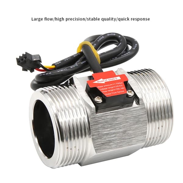 Hall Effect Flow Sensor Turbine Flowmeter 5-150L/Min DN40 Væskemåler Tæller