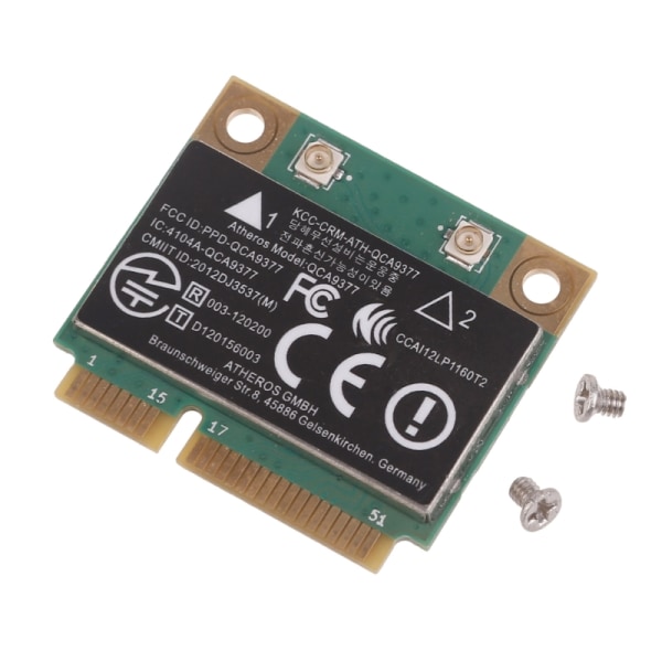 QCA9377 Mini PCIE Wifi Adapter Dobbeltbånd 2,4Ghz/5Ghz til bærbar gaming