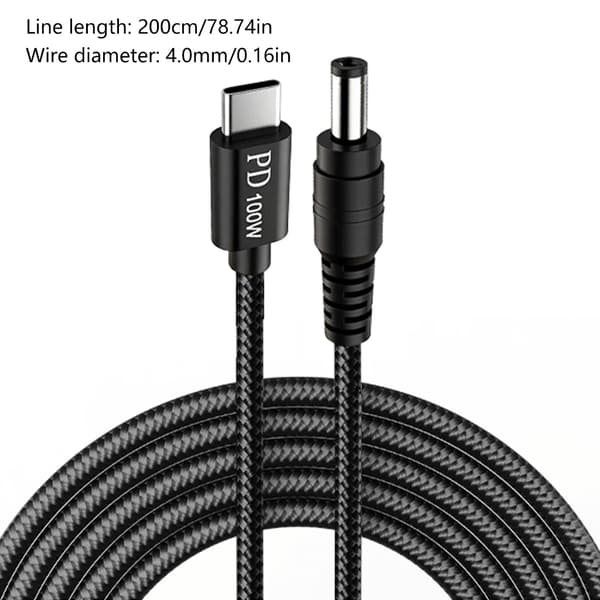 Universal 100WPD til opladningskabel 14 stik bærbar adapter