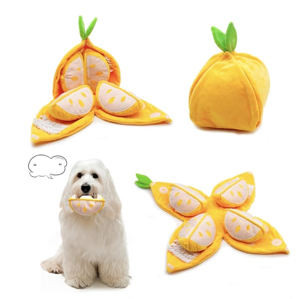 Snuffle Hundelegetøj, der dispenserer snacks, tyggelegetøj til hunde, der opmuntrer til fouragering