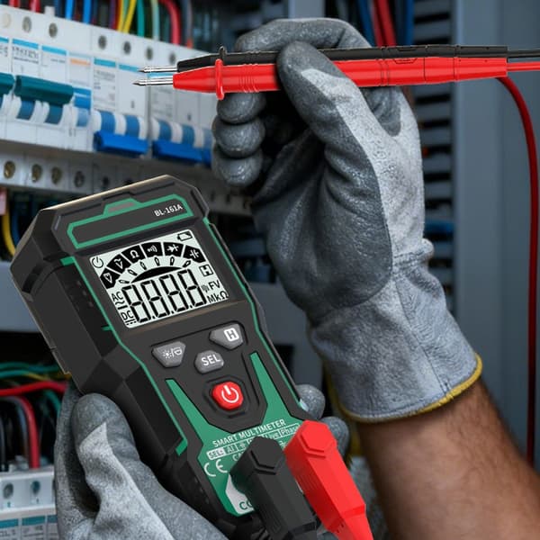 Digitalt Display Mini Multimeter til Nøjagtig Spændings- og Modstandstest