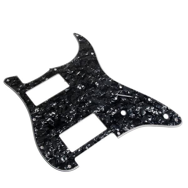 3-lagers svart plektrumskydd för gitarr till Fender Strat 2 HH Humbucker