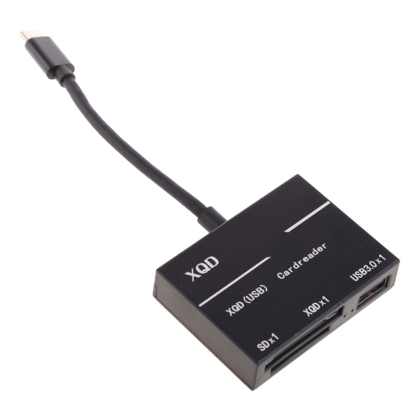 XQD 3-i-1 Card Reader Hub 2.0 Second XQD/SD-kortläsare Läs 3 kort för XQD/SD Sony-G-serien, för Lexar USB Mark