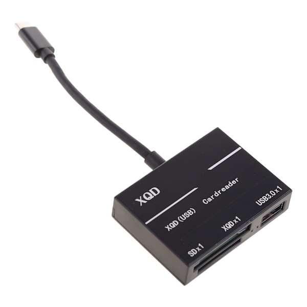 XQD 3-in-1 Card Reader Hub 2.0 Second XQD/SD Card Reader Read 3 Cards for XQD/SD Sony-G Series, for Lexar USB Mark
