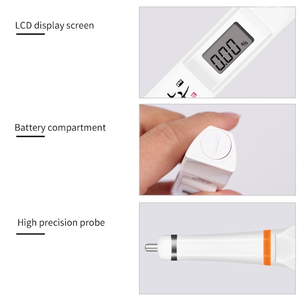 Fødevare Salinitetstester Pen Salinometer LED Elektronisk Fødevaresaltkoncentration