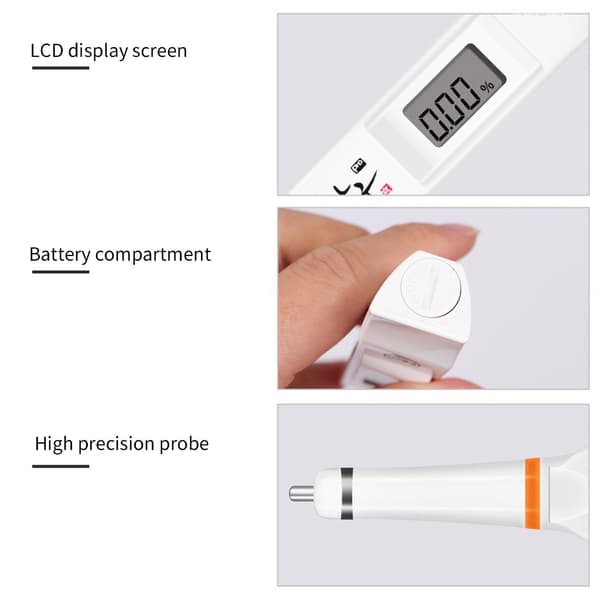 Matsalthaltsmätare Penna Salinometer LED Elektronisk Matsaltkoncentration