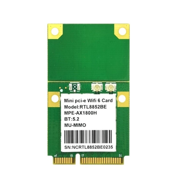 RTL8852BE WiFi6 Netværksadapter Bluetoothkompatibel5.0 WiFi Adapter 5G 1800M