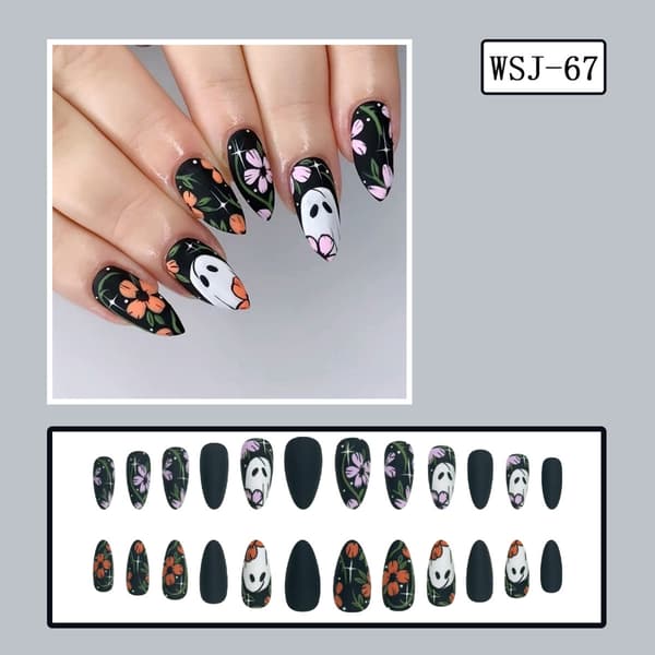 Skygge Tema Vedvarende Hover Matt Finish Halloween Nøtt Rose Sitron Blomstrende ABS Resirkulerbart Sett