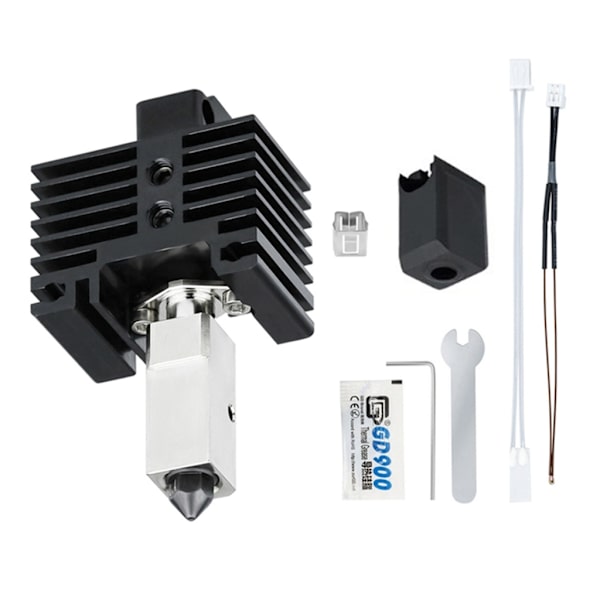Professionell Extruder Hotend Uppgraderad V2.0 för Bambu Lab X1 X1C P1P P1S Extruderhuvud för stabil 3D-utskrift