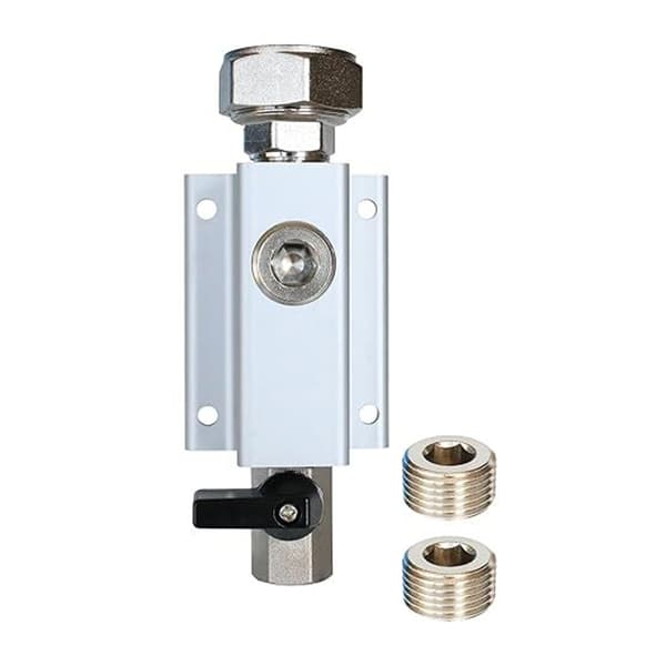Garage luftutloppssats, 3/4 storlek väggmonterad metallkropp, 2-pack