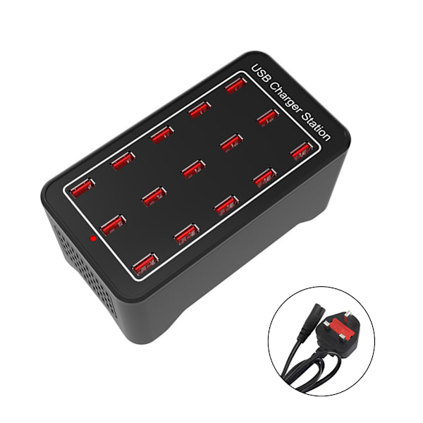 USB latausasema, 10 15 20 25 30 USB portit USB -moniporttinen power seinälaturi Puhelinsovitin USB pöytäkone