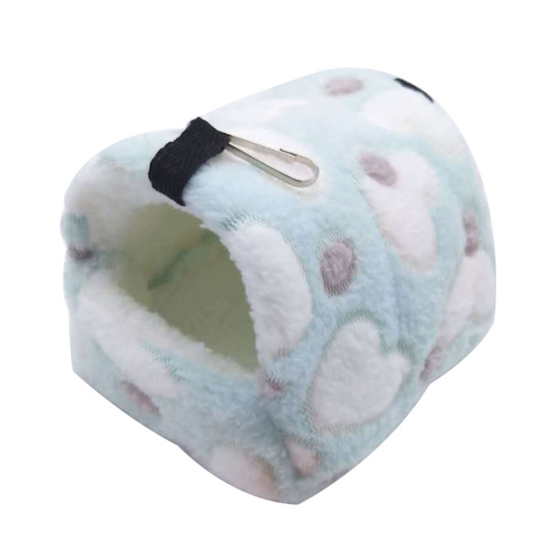 Hamster hængende hængekøje bur Plys skjulested telt hytte til leg Rest House Marshmal Dark Brown XS