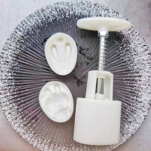 50g Dessertform i plastikmateriale, søde kaninformede stempler, månekageforme