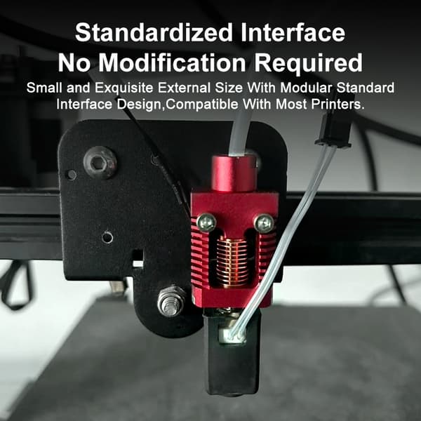 Snabbinstallation 3D-skrivare Hotend Kit Optimerad för Ender 3-serien