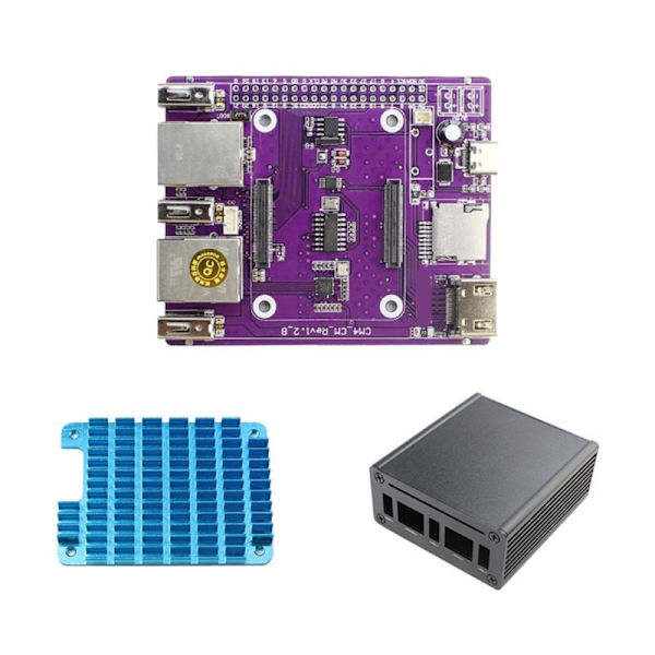 CM4 Double Gigabits Networking Port Double Gigabits Port Expansion Board