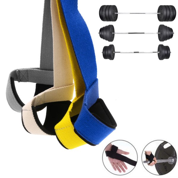 Gym Fitness Tyngdlyftning Armband Elastiska handledslindningar Bandage Tyngdlyftning Gray