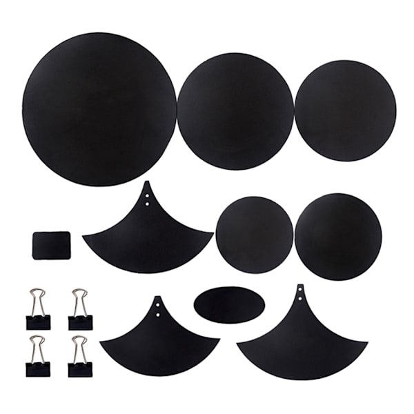 14x trumset dämpare pads trumhuvud pad cymbal trum mute pads med 4 bindeklipp