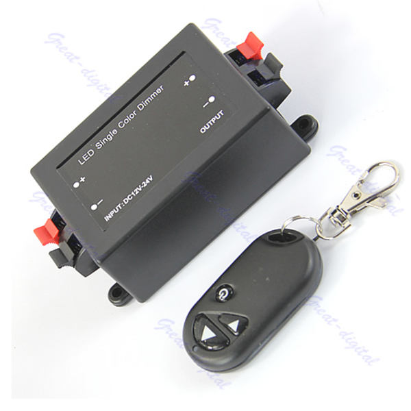 12V/8A trådlös RF-fjärrkontroll Dimmer Switch för 5050/3528 LED Strip Light