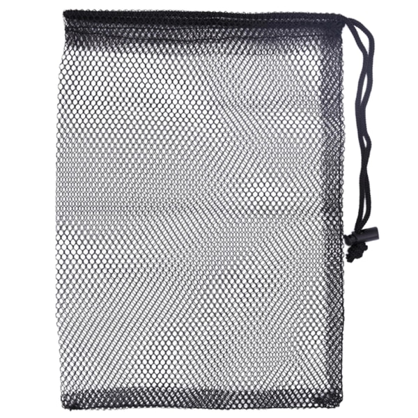 Golf Mesh Bag Svart Sport Net Bag Golf Tillbehör Praktisk Nylon förvaringsväska XL