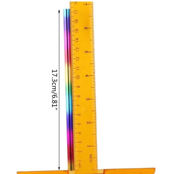 12 stycken regnbågspennor Barn regnbågsfärgade pennor 4 i 1 färgpennor för ritning Färgläggning Skisspennor