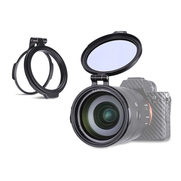 Universal DSLR-kamera Aluminiumlegering Snabbkameraobjektiv ND-filterfäste för 49 mm 58 mm DSLR-linsadapter 49mm