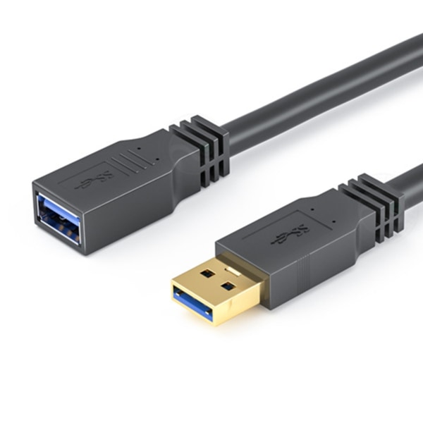 USB3.0 förlängningssladd förlängningskabel för PC, bärbar dator, TV, telefon, hårddisk, mus, tangentbord, U-skiva hållbart plastmaterial 0.3m