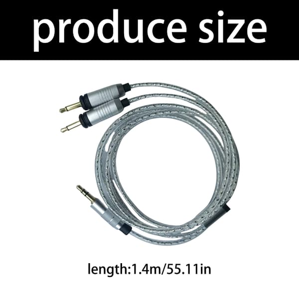 Lydkabel 3,5 mm stik Universal Kompatibilitet Stærk PVC til Focal Elegia