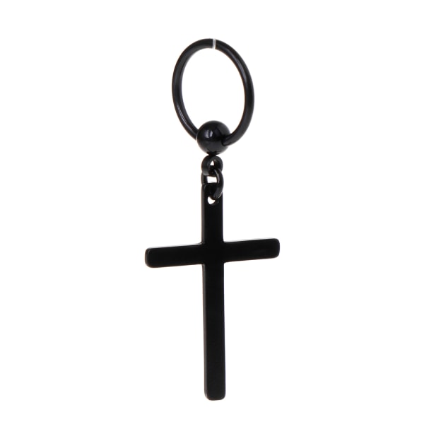 Ny design örhängen för korshänge Dingla örhängen Enkla smycken Berlocker Brincos hängande spänne Fin present till kvinna