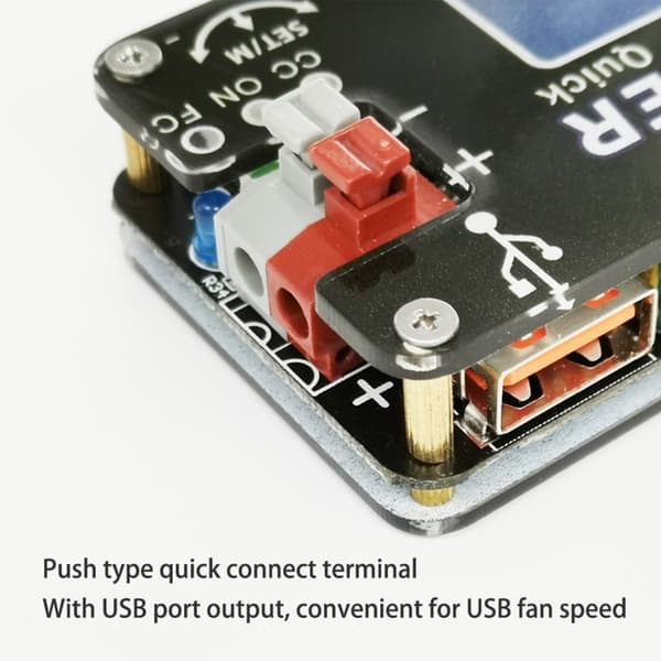 15W USB Step UP Strömförsörjningsmodul Boost Justerbar Omvandlare Fläktkontroll